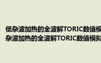 低杂波加热的全波解TORIC数值模拟以及动理论GeFi粒子模拟（关于低杂波加热的全波解TORIC数值模拟以及动理论GeFi粒子模拟的简介）