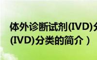 体外诊断试剂(IVD)分类（关于体外诊断试剂(IVD)分类的简介）