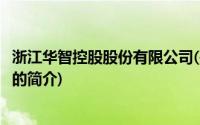 浙江华智控股股份有限公司(关于浙江华智控股股份有限公司的简介)