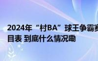 2024年“村BA”球王争霸赛 贵州赛区第四周竞赛日程及节目表 到底什么情况嘞