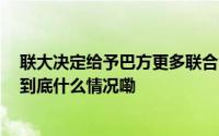 联大决定给予巴方更多联合国权利 巴以代表发言针锋相对 到底什么情况嘞