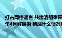 打击网络谣言 共建清朗家园 中国互联网联合辟谣平台2024年4月辟谣榜 到底什么情况嘞