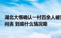 湖北大悟确认一村百余人被冒名办理工商营业执照！将追责问责 到底什么情况嘞