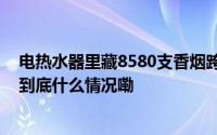 电热水器里藏8580支香烟跨境包裹被查！含芙蓉王等品牌 到底什么情况嘞