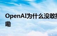 OpenAI为什么没敢推 AI 搜索 到底什么情况嘞