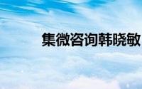 集微咨询韩晓敏 到底什么情况嘞