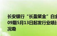 长安银行“长盈聚金”白金专属封闭式24M净值型理财24009期5月13日起发行业绩比较基准3.7%-4.1% 到底什么情况嘞