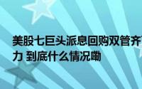 美股七巨头派息回购双管齐下 高盛预测3500亿再投资显实力 到底什么情况嘞