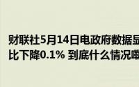 财联社5月14日电政府数据显示秘鲁3月份铜产量略有下降同比下降0.1% 到底什么情况嘞