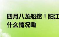 四月八龙船挖！阳江进入“龙舟时间” 到底什么情况嘞