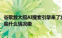 谷歌放大招AI搜索引擎来了发布最强AI模型！发布会现场 到底什么情况嘞