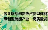 政企联动创新抢占新型储能产业创新高地广州聚力打造千亿级新型储能产业｜高质量发展调研行 到底什么情况嘞