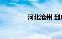 河北沧州 到底什么情况嘞