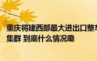 重庆将建西部最大进出口整车全产业链基地 构建万亿级产业集群 到底什么情况嘞