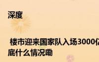 深度 | 楼市迎来国家队入场3000亿会否成为撬动市场的支点？ 到底什么情况嘞