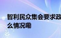 智利民众集会要求政府与以色列断交 到底什么情况嘞