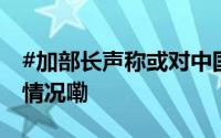 #加部长声称或对中国电动车加税# 到底什么情况嘞