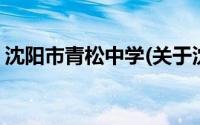 沈阳市青松中学(关于沈阳市青松中学的简介)