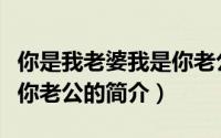 你是我老婆我是你老公（关于你是我老婆我是你老公的简介）