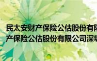 民太安财产保险公估股份有限公司深圳分公司(关于民太安财产保险公估股份有限公司深圳分公司的简介)