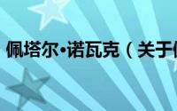 佩塔尔·诺瓦克（关于佩塔尔·诺瓦克的简介）