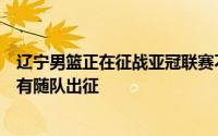 辽宁男篮正在征战亚冠联赛不过主教练杨鸣和多名主力都没有随队出征