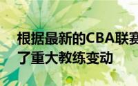 根据最新的CBA联赛动态显示山东男篮发生了重大教练变动