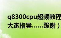 q8300cpu超频教程（想学习Q8300超频求大家指导……跪谢）