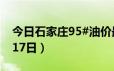 今日石家庄95#油价最新消息（2024年06月17日）