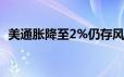 美通胀降至2%仍存风险 现货黄金维持小涨