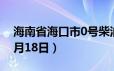 海南省海口市0号柴油价格查询（2024年06月18日）