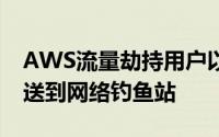 AWS流量劫持用户以两小时加密货币抢劫发送到网络钓鱼站