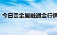 今日贵金属融通金行情报价 2024年6月19日