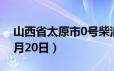 山西省太原市0号柴油价格查询（2024年06月20日）