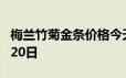 梅兰竹菊金条价格今天多少一克 2024年06月20日