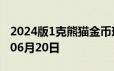 2024版1克熊猫金币现在是多少价钱 2024年06月20日