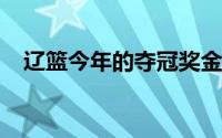 辽篮今年的夺冠奖金金额已经正式定下来