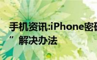 手机资讯:iPhone密码输错多次显示“已停用”解决办法