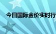 今日国际金价实时行情(2024年6月21日)