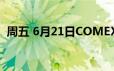 周五 6月21日COMEX黄金最新库存量数据