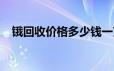 锇回收价格多少钱一克 2024年06月21日