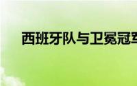 西班牙队与卫冕冠军意大利队狭路相逢