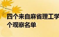 四个来自麻省理工学院的名字命名为AI的10个观察名单