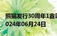 熊猫发行30周年1盎司币价格今天多少一克 2024年06月24日