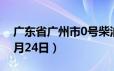 广东省广州市0号柴油价格查询（2024年06月24日）