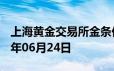 上海黄金交易所金条价格今天多少一克 2024年06月24日