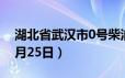 湖北省武汉市0号柴油价格查询（2024年06月25日）