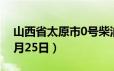 山西省太原市0号柴油价格查询（2024年06月25日）