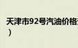 天津市92号汽油价格查询（2024年06月25日）