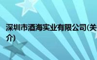 深圳市酒海实业有限公司(关于深圳市酒海实业有限公司的简介)